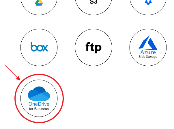Select OneDrive Storage